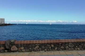 Un día espléndido despide a su paso por la costa Telde a los tripulantes de la Regata ARC (Foto Jesús Ruiz Mesa y Miguel Santana)